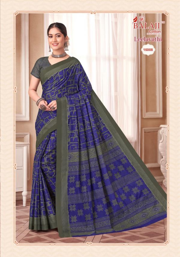 Balaji Leelavathi Vol-15 – Cotton Sarees